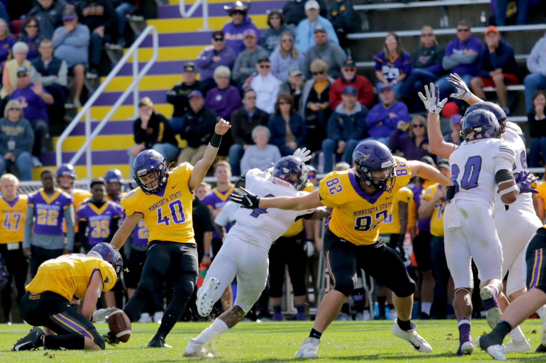 Winona State Football vs Mankato